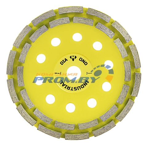 Фреза алмазная торцевая 180 х 6 х 22,23 Segmented Concrete двурядная