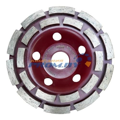 Фреза алмазная торцевая 125 х 20 х 8 х 22,23 CONCRETE PLUS двурядная