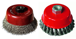 Щетки торцевые чашечные. Вид